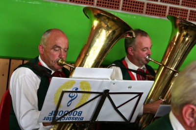 Tubisten des Blasorchesters Boßdorf